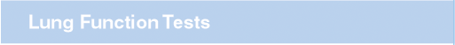 Lung Function Tests